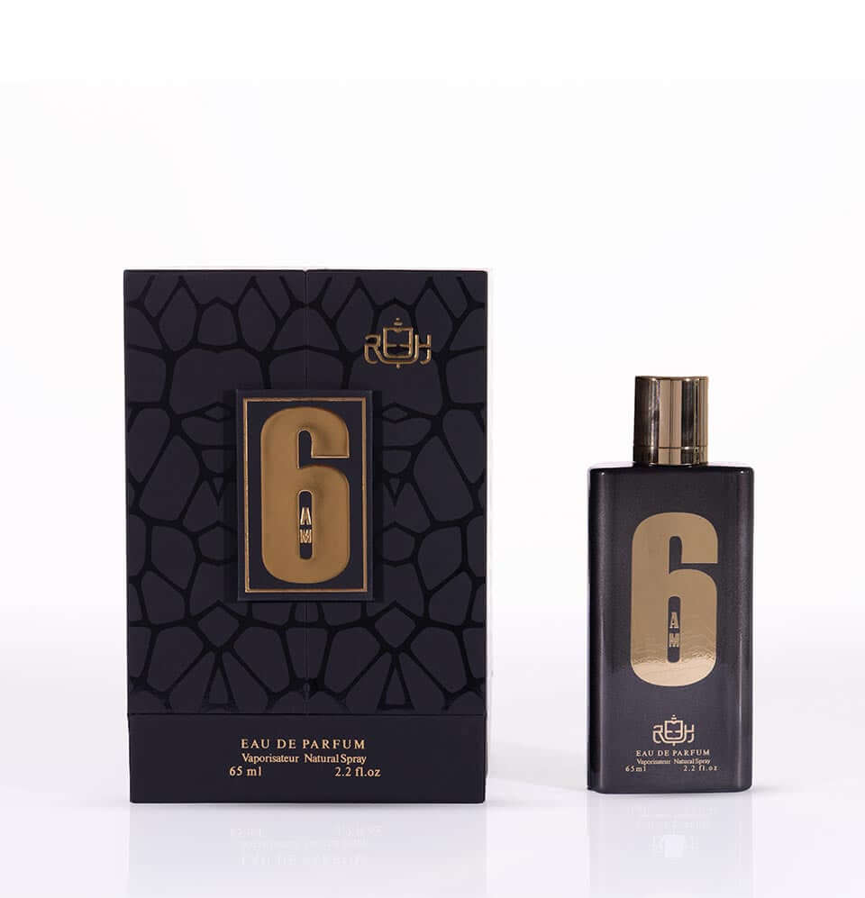 6AM by Reeh Al Madinah men's fresh fragrance bottle with packaging, 65ml eau de parfum for confident daily wear.