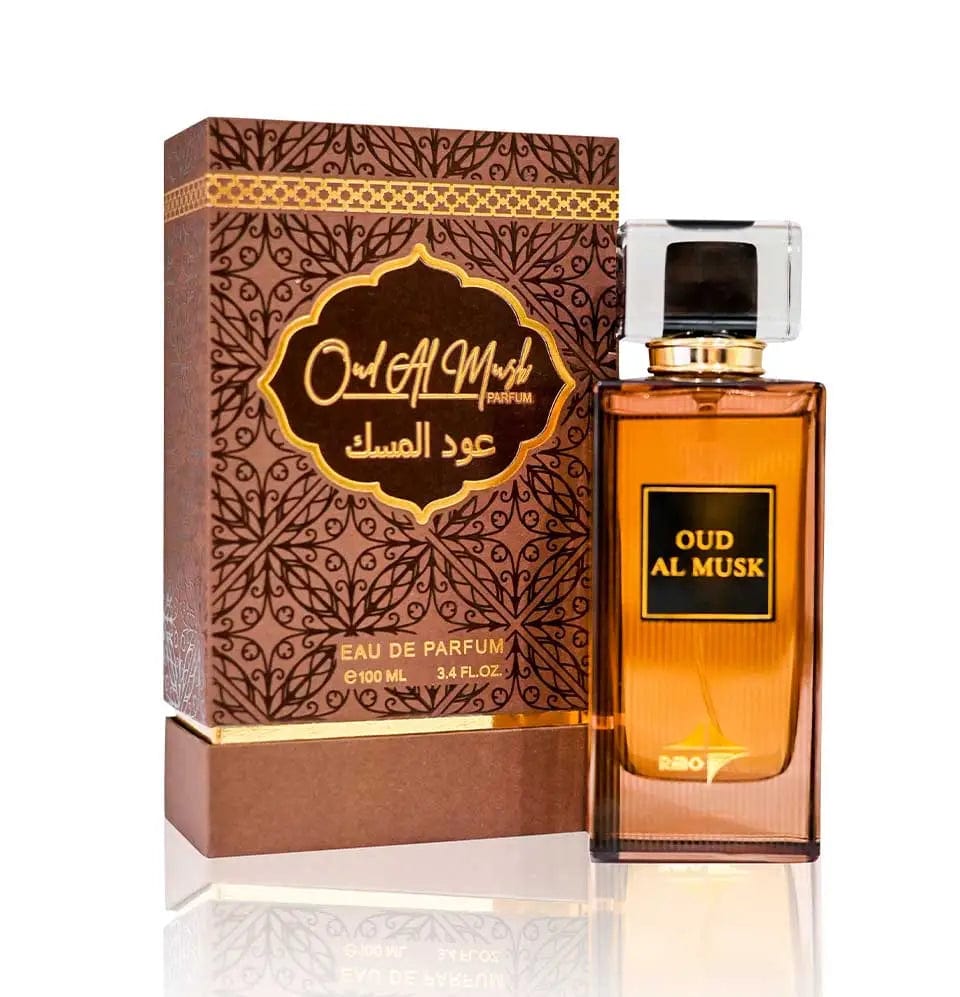 Oud Al Musk Perfume By Reeh Al Madinah in white background