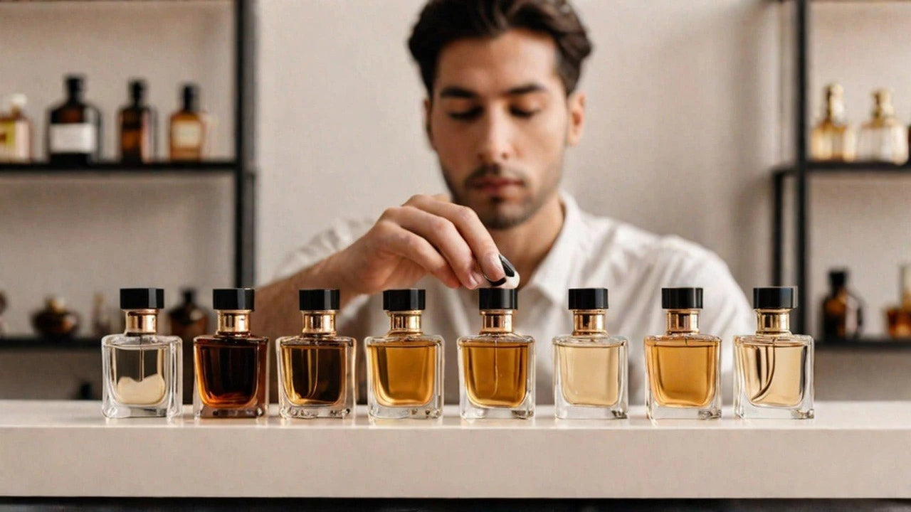A man choosing Best Oud Perfume for himself